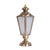 Outdoor Post Pillar Lantern Light Antique Bronze-Starry Night