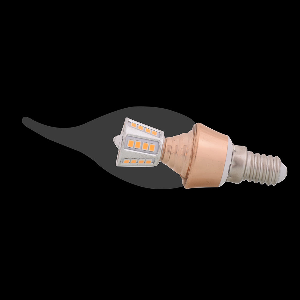 Flame Tip LED Bulb 6 Watt Warm White E14 (Pack of 1)
