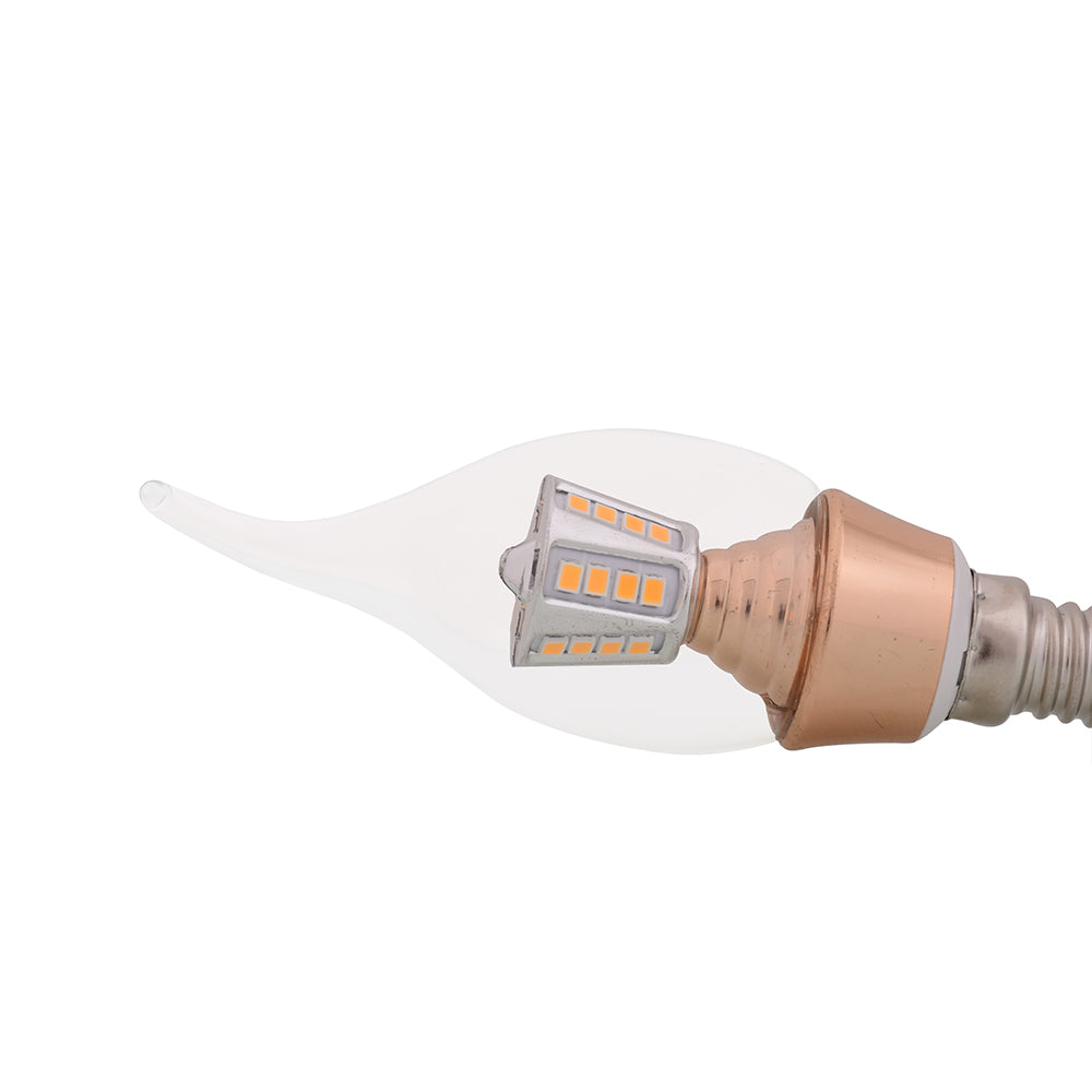 Flame Tip LED Bulb 6 Watt Warm White E14 (Pack of 1)