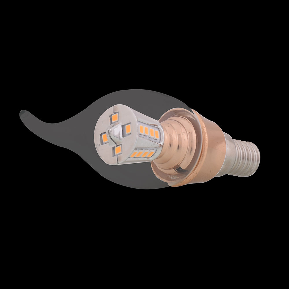 Flame Tip LED Bulb 6 Watt Warm White E14 (Pack of 1)