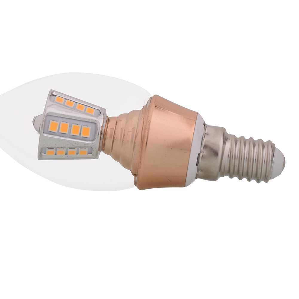 Flame Tip LED Bulb 6 Watt Warm White E14 (Pack of 2)