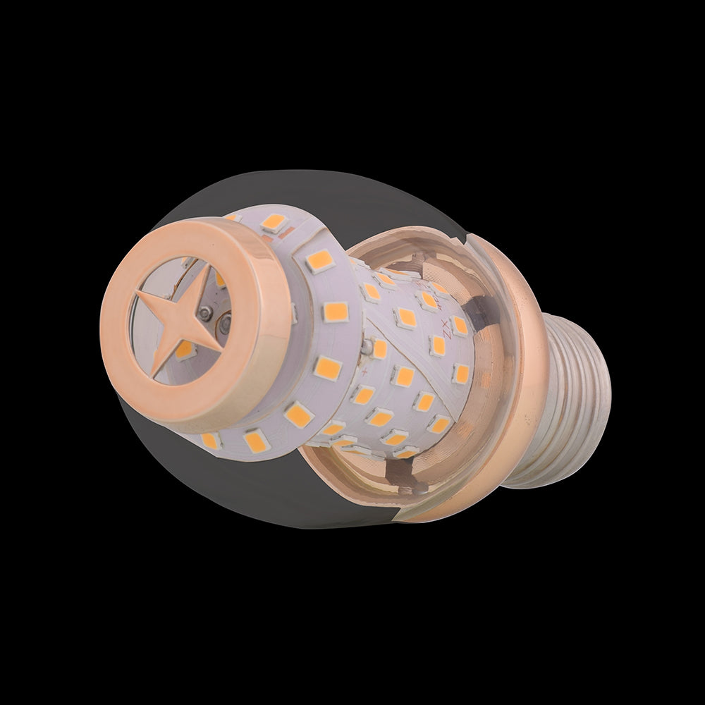 Round LED Bulb 8 Watt Warm White E27