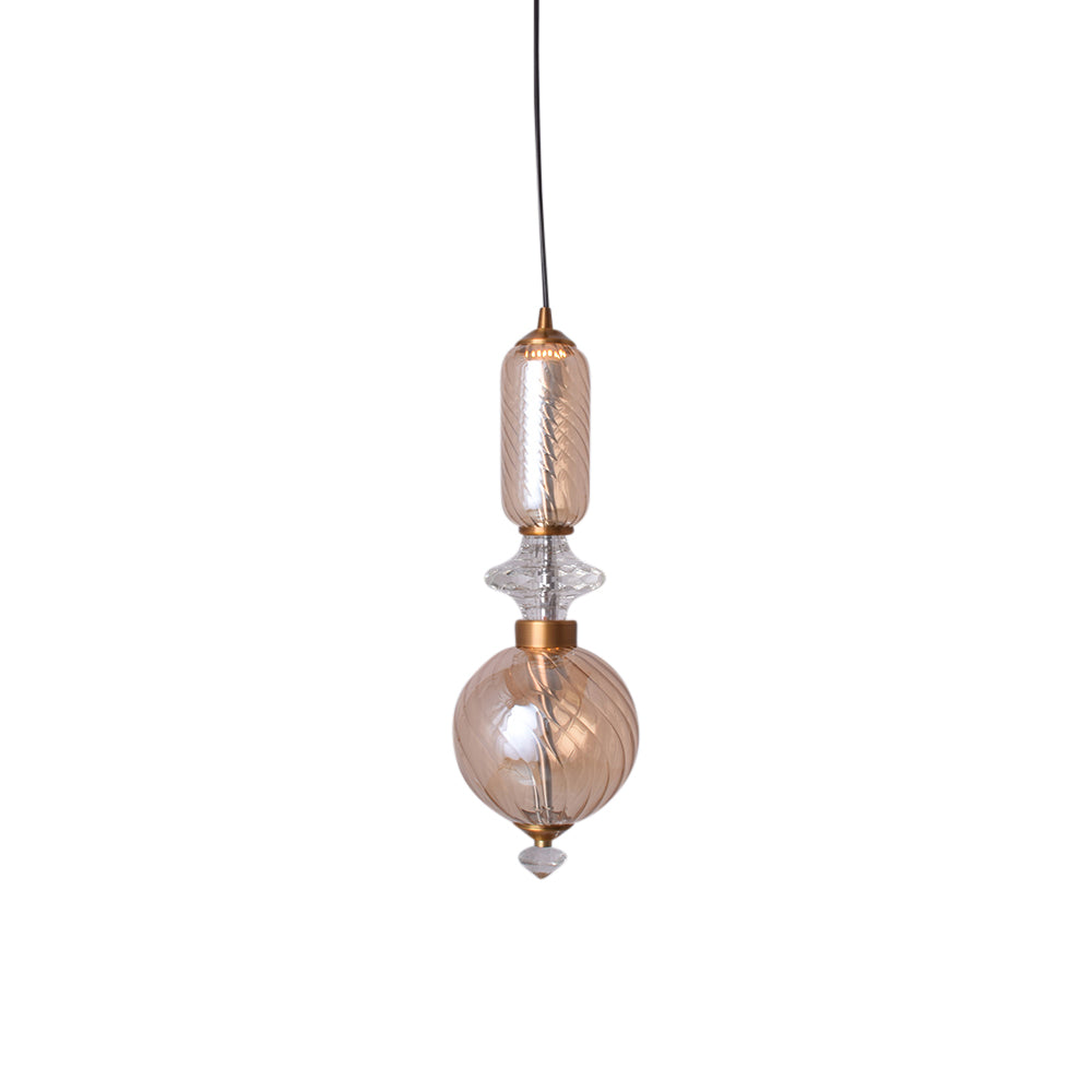 Luxe Amber Pendant Light