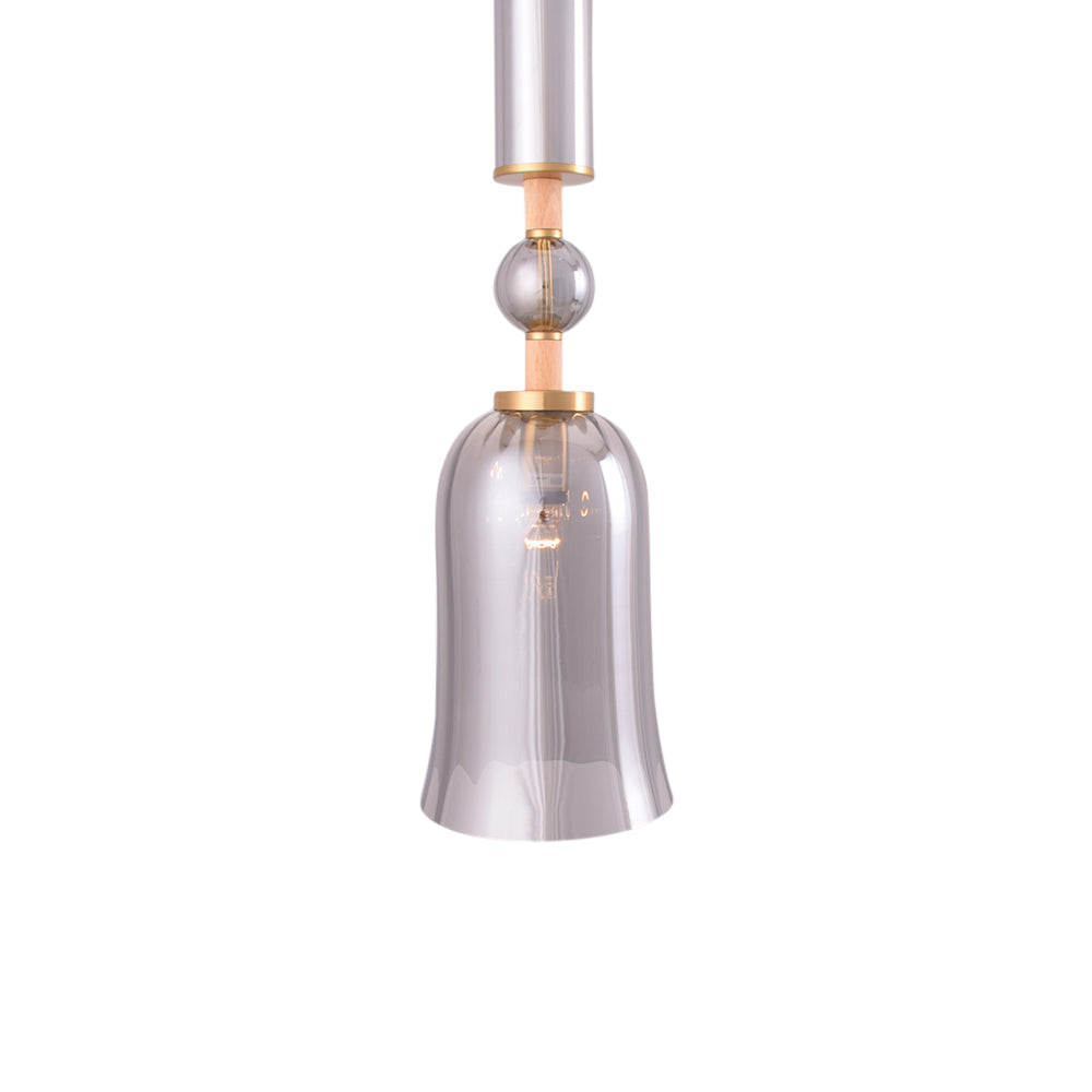 Luxe Glass Bell Pendant Light