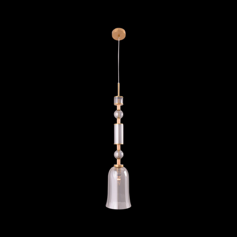 Luxe Glass Bell Pendant Light