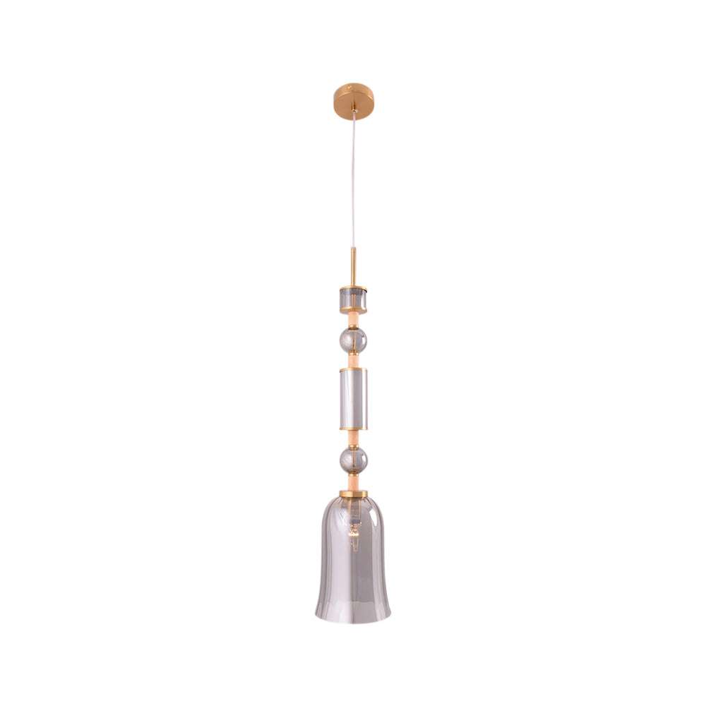 Luxe Glass Bell Pendant Light