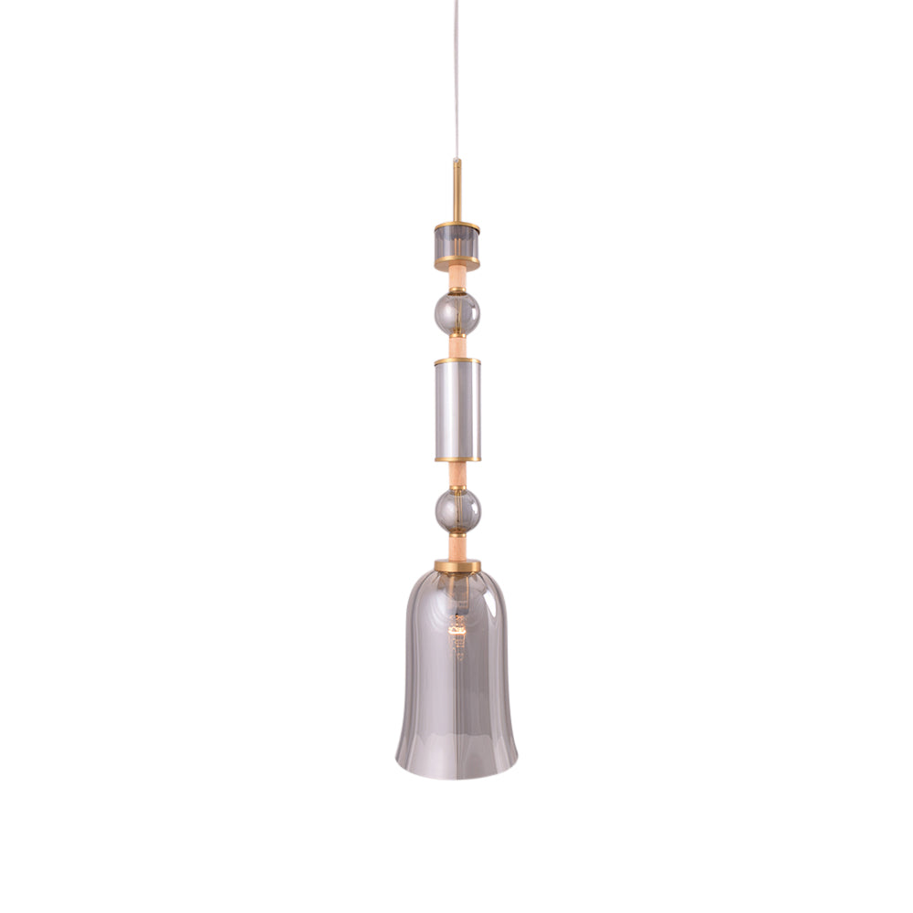 Luxe Glass Bell Pendant Light