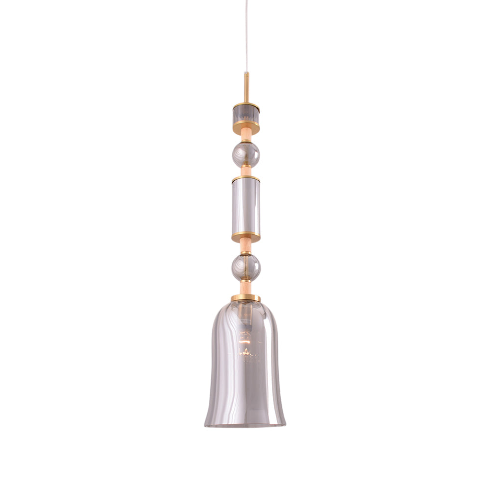 Luxe Glass Bell Pendant Light