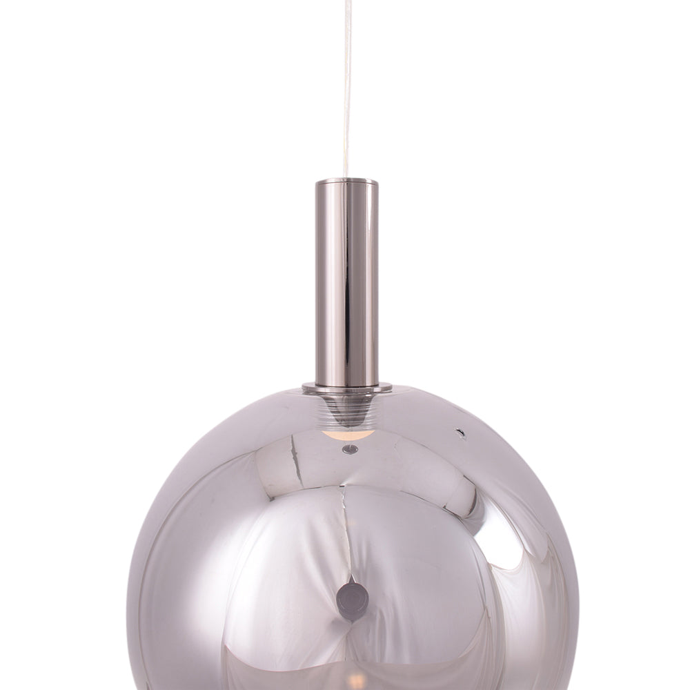 Silver Sphere Pendant Light (LED)