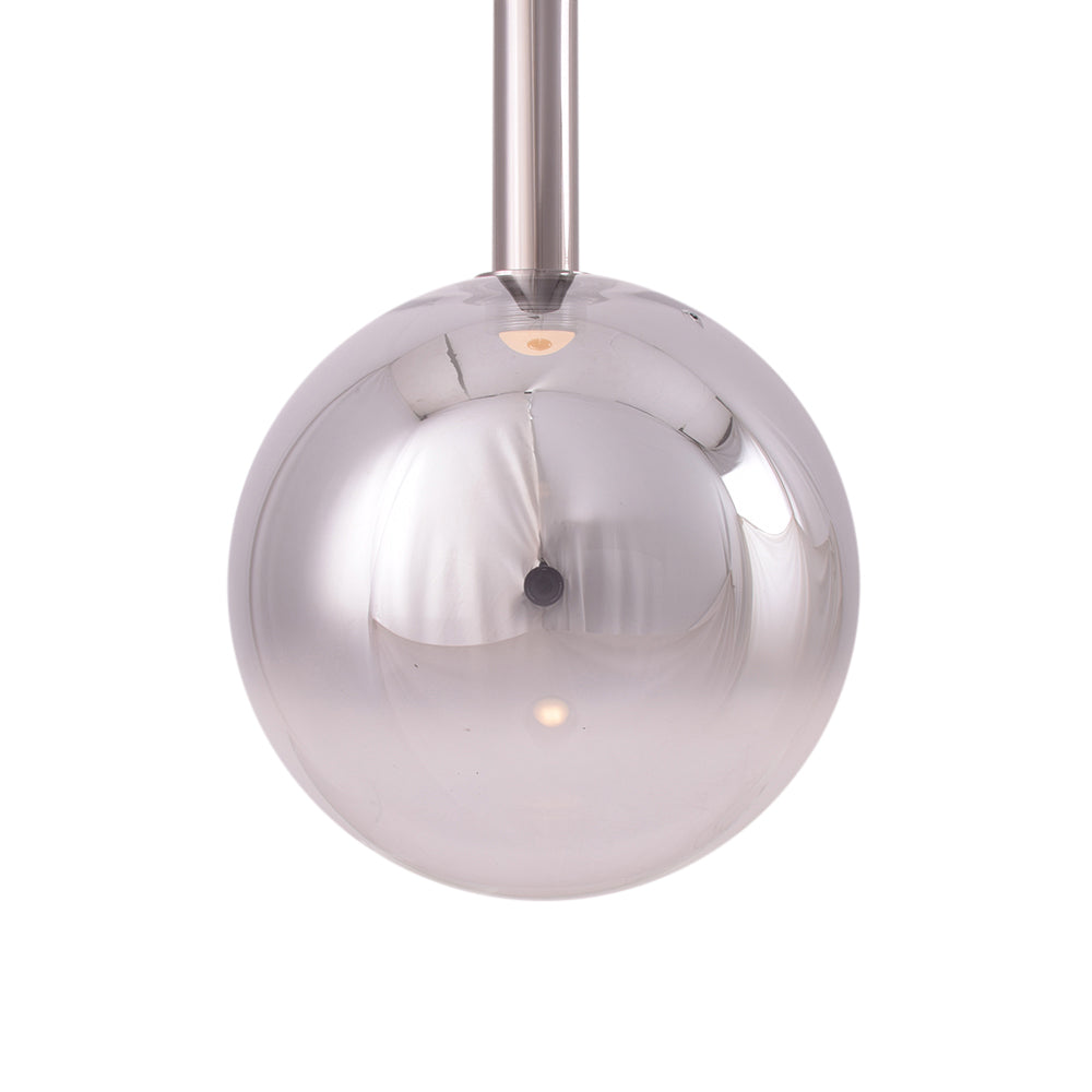 Silver Sphere Pendant Light (LED)