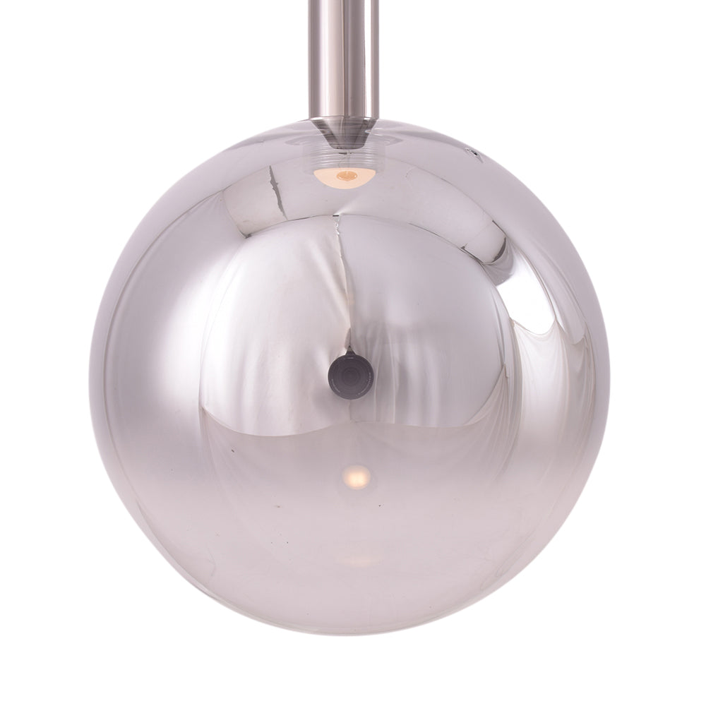 Silver Sphere Pendant Light (LED)