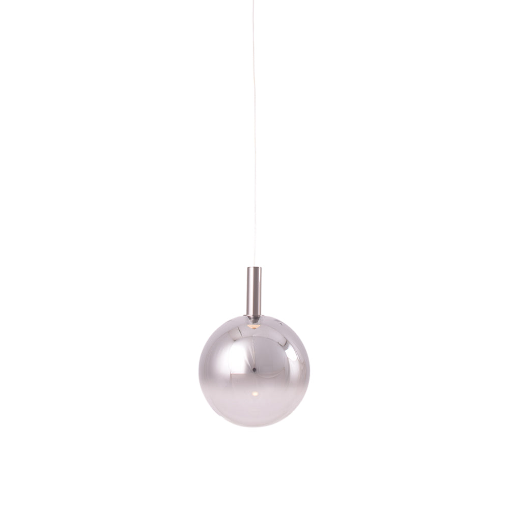 Silver Sphere Pendant Light (LED)
