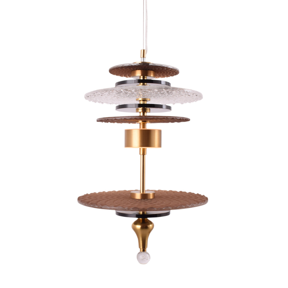 Tiered Precious Rock Pendant Light (LED)
