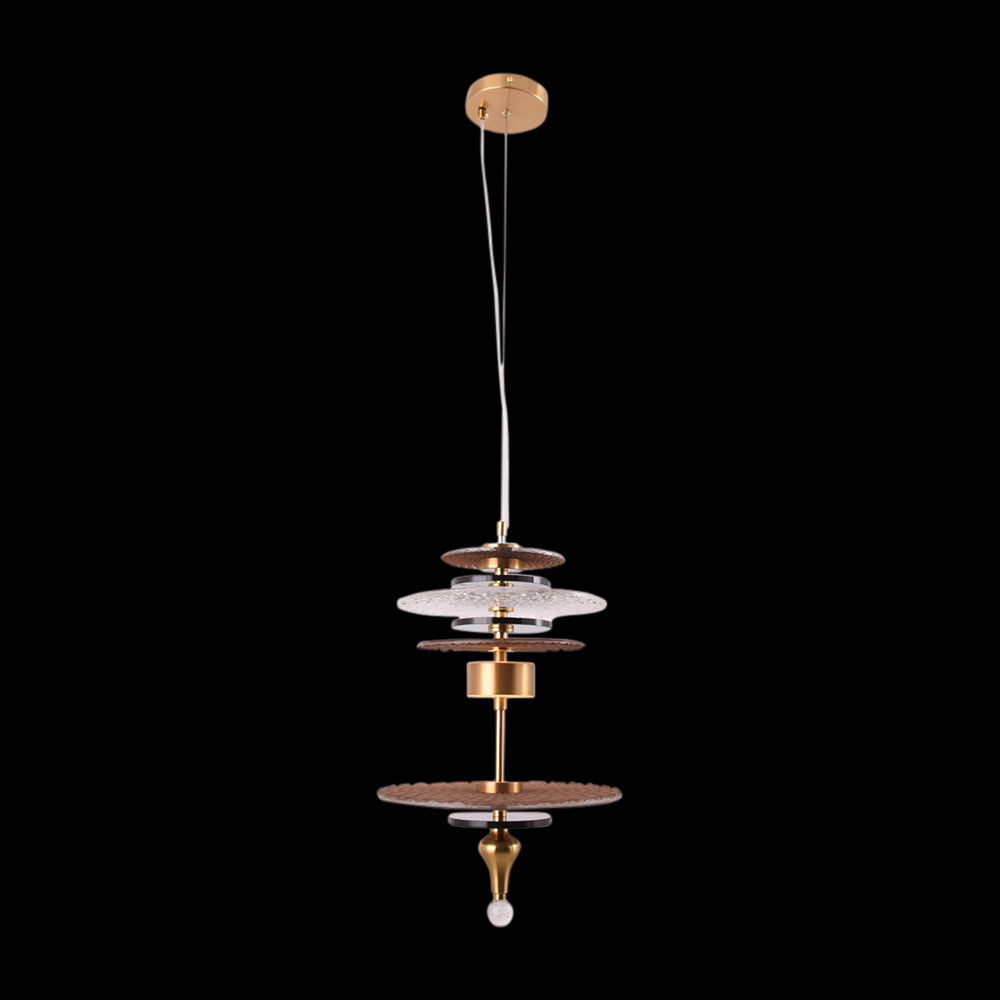 Tiered Precious Rock Pendant Light (LED)