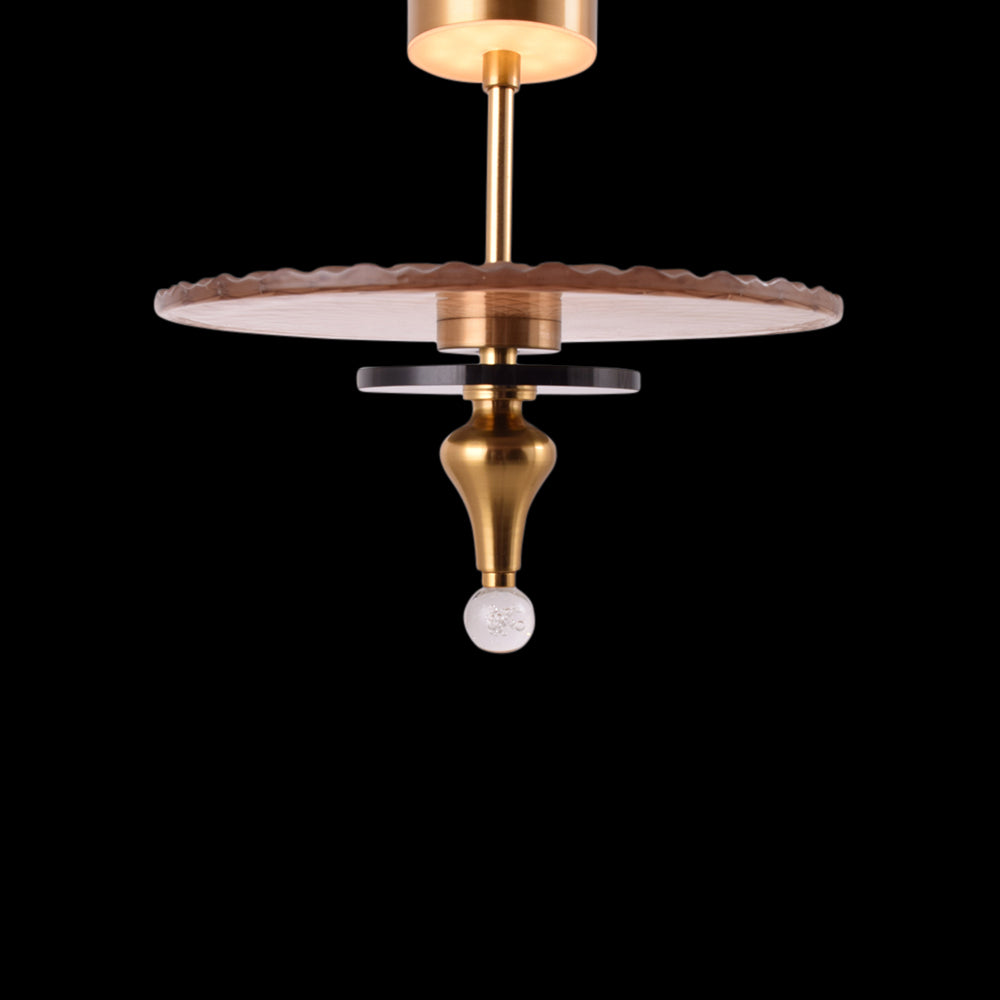 Tiered Precious Rock Pendant Light (LED)