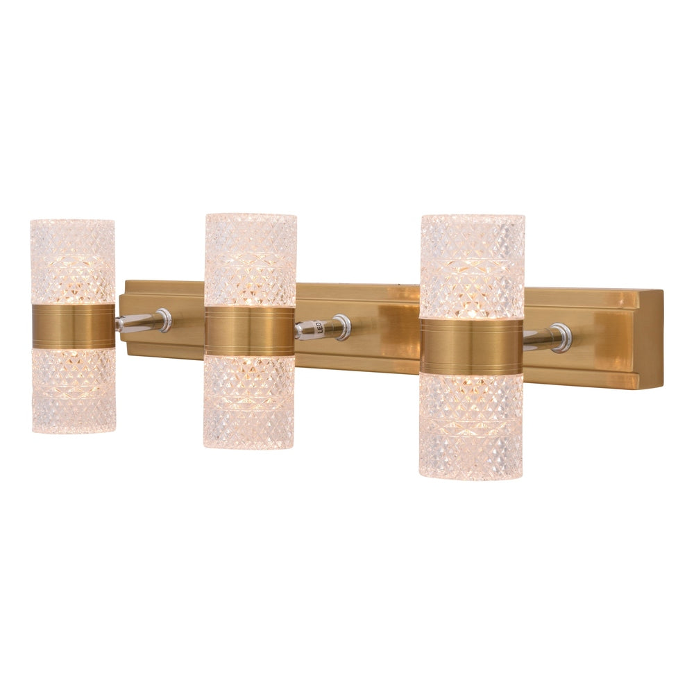 Mercer 3 Crystal Glass Mirror or Picture Light