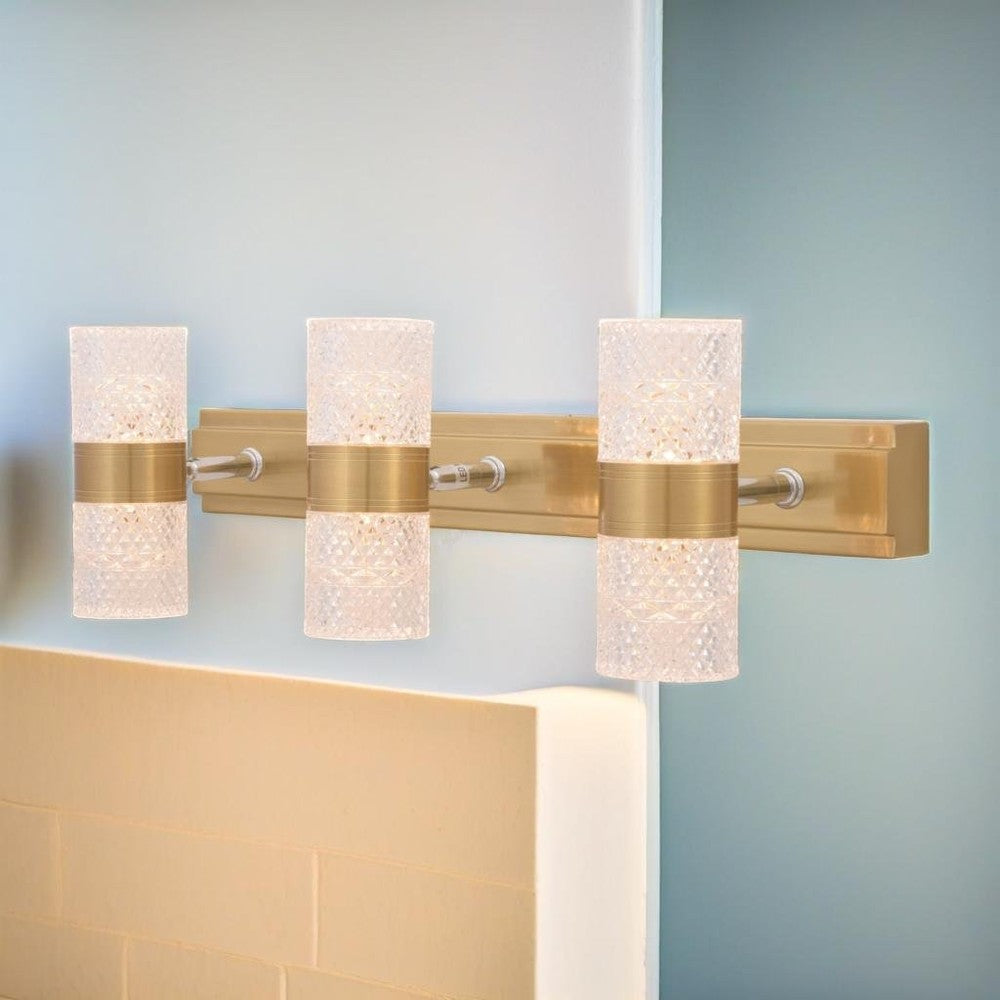 Mercer 3 Crystal Glass Mirror or Picture Light