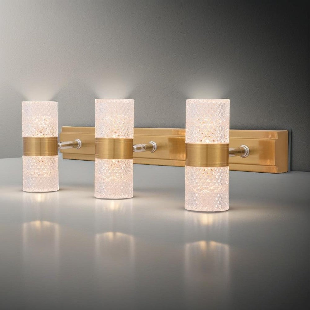 Mercer 3 Crystal Glass Mirror or Picture Light