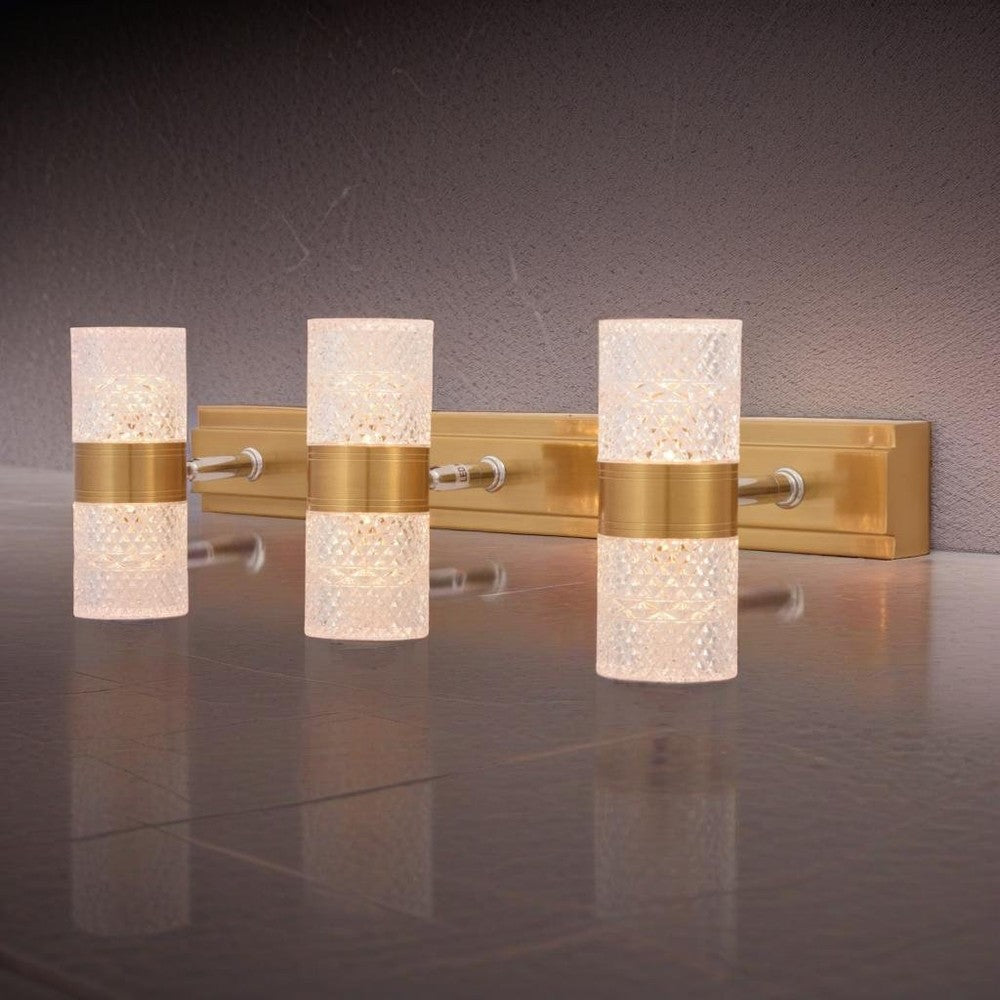 Mercer 3 Crystal Glass Mirror or Picture Light