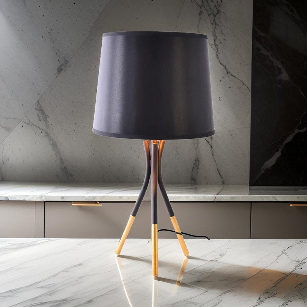 Black Bedside Table Desk Lamp