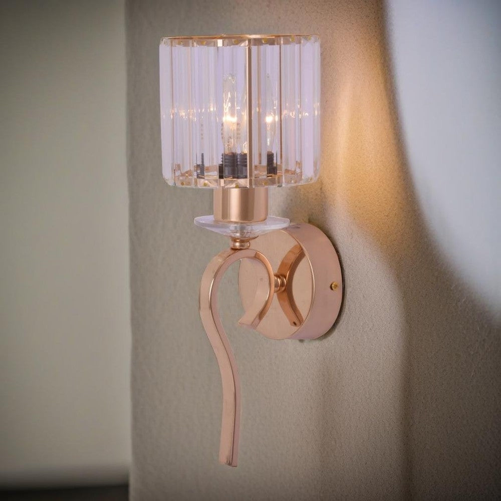 Crystal Cascade Wall Light (Gold)