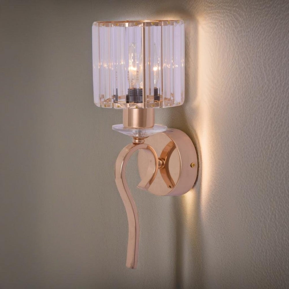 Crystal Cascade Wall Light (Gold)