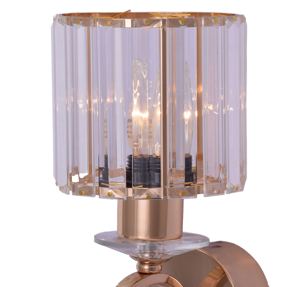 Crystal Cascade Wall Light (Gold)