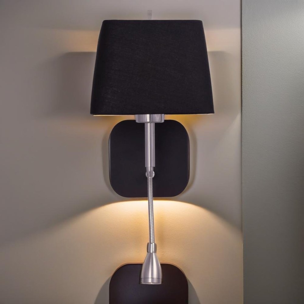 Chrome and Shadow Wall Light