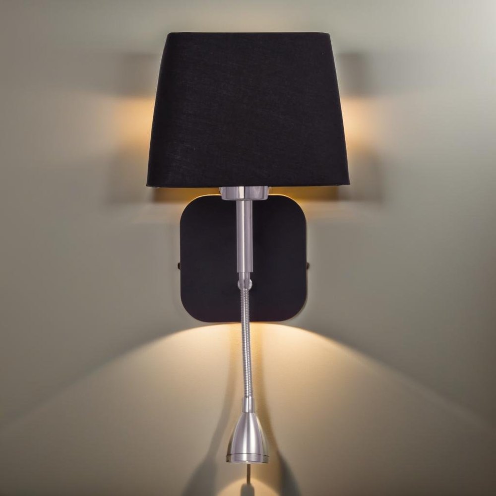 Chrome and Shadow Wall Light