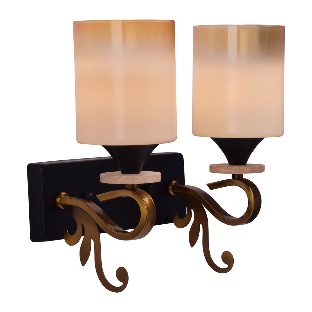 Vintage Noir Wall Light (2 Light)