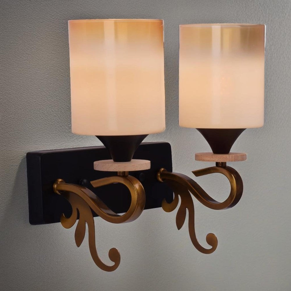 Vintage Noir Wall Light (2 Light)