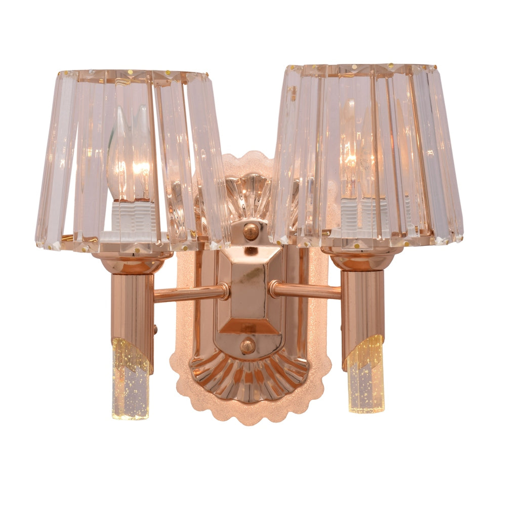 Superior Crystals Wall Light, 2 Arms