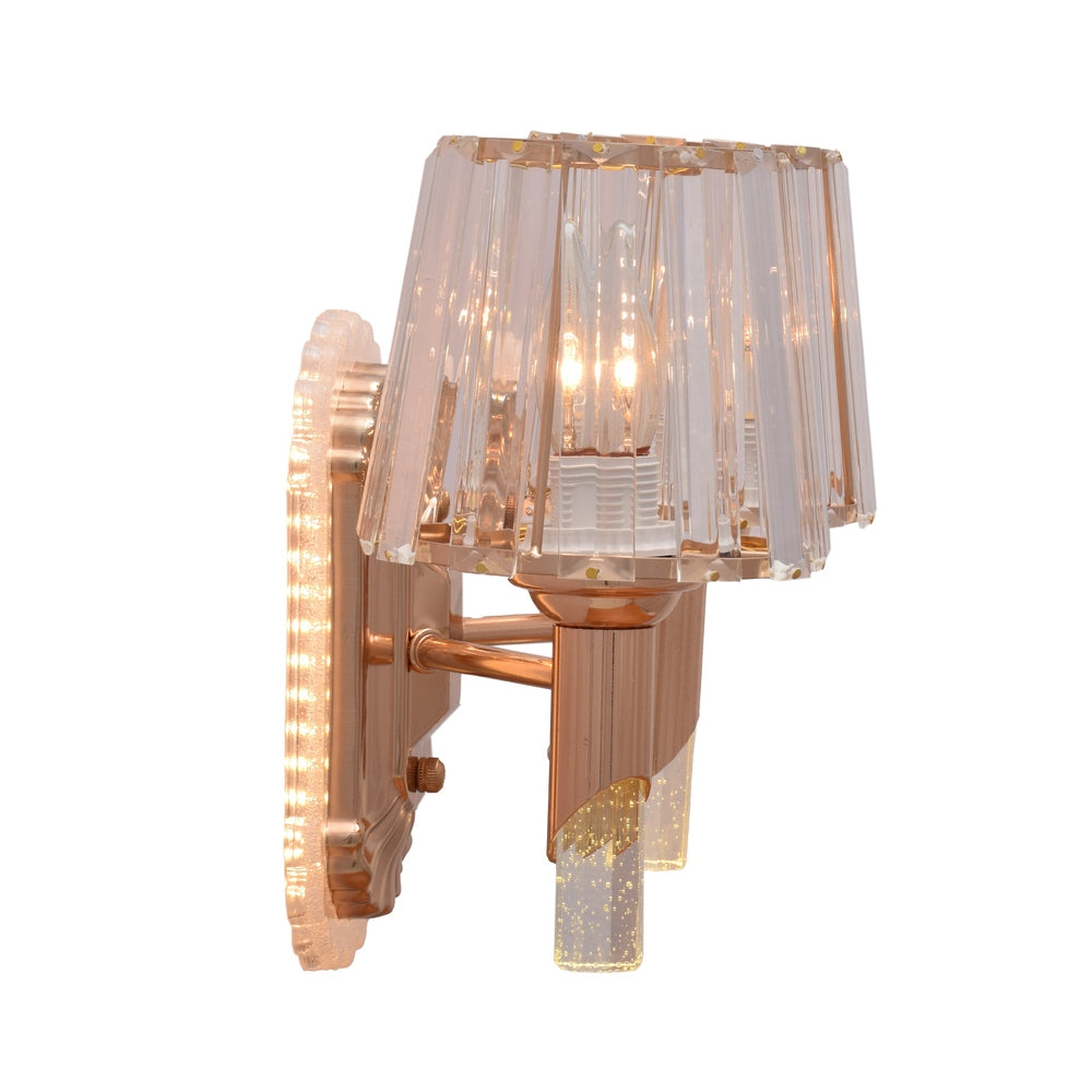 Superior Crystals Wall Light, 2 Arms