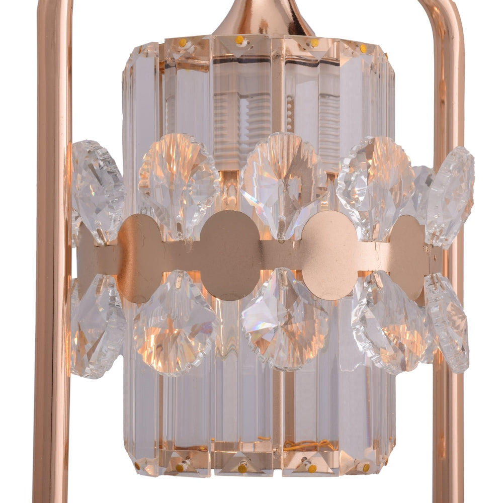 Rectangle Crystal Pendant Light