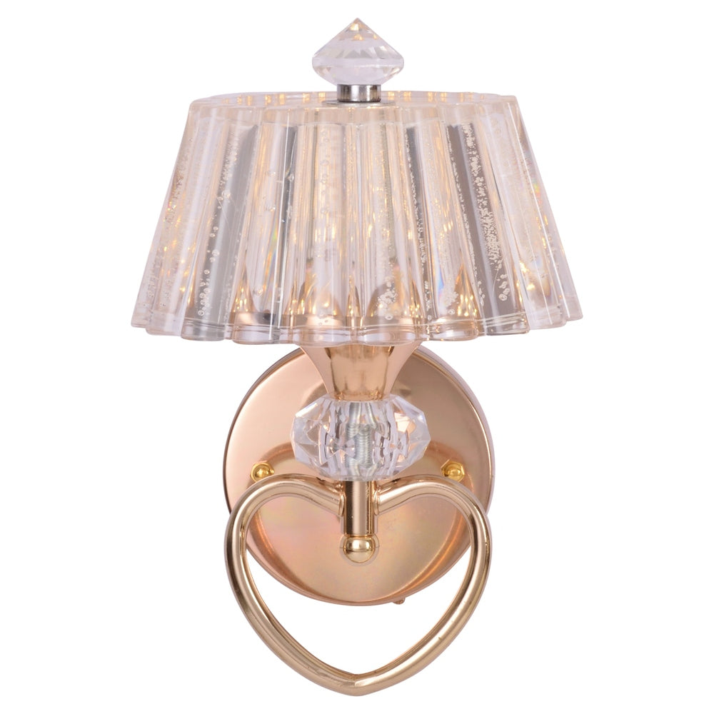 Hearty Crystal Wall Light