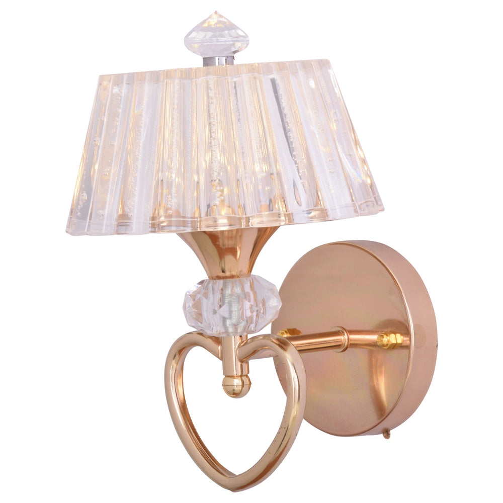 Hearty Crystal Wall Light