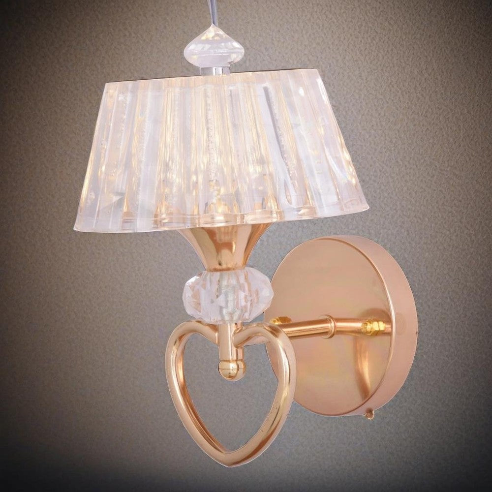 Hearty Crystal Wall Light