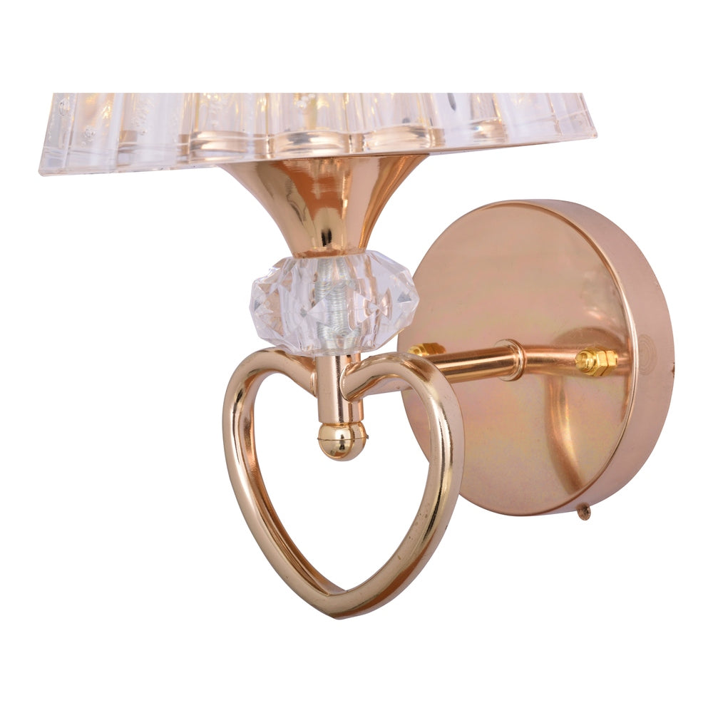 Hearty Crystal Wall Light