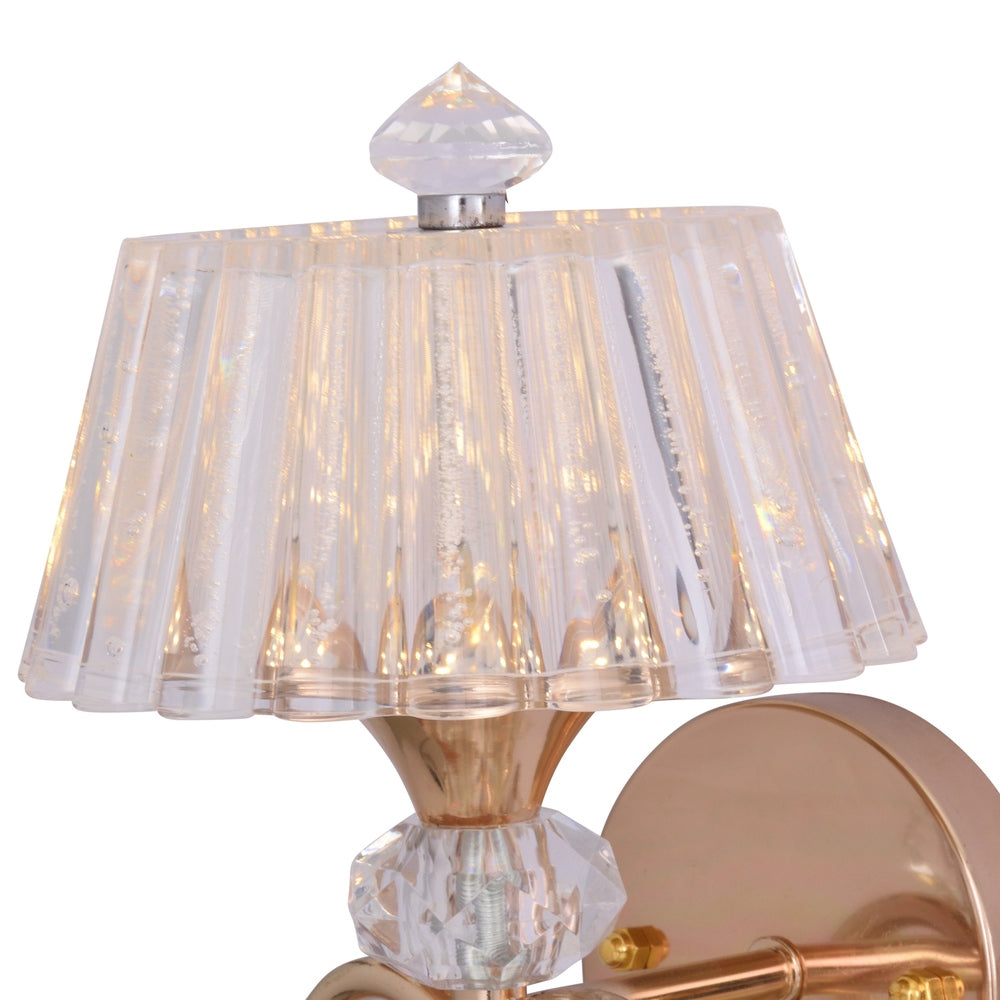 Hearty Crystal Wall Light