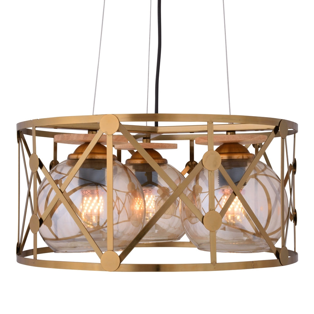 Criss Cross Pendant Light