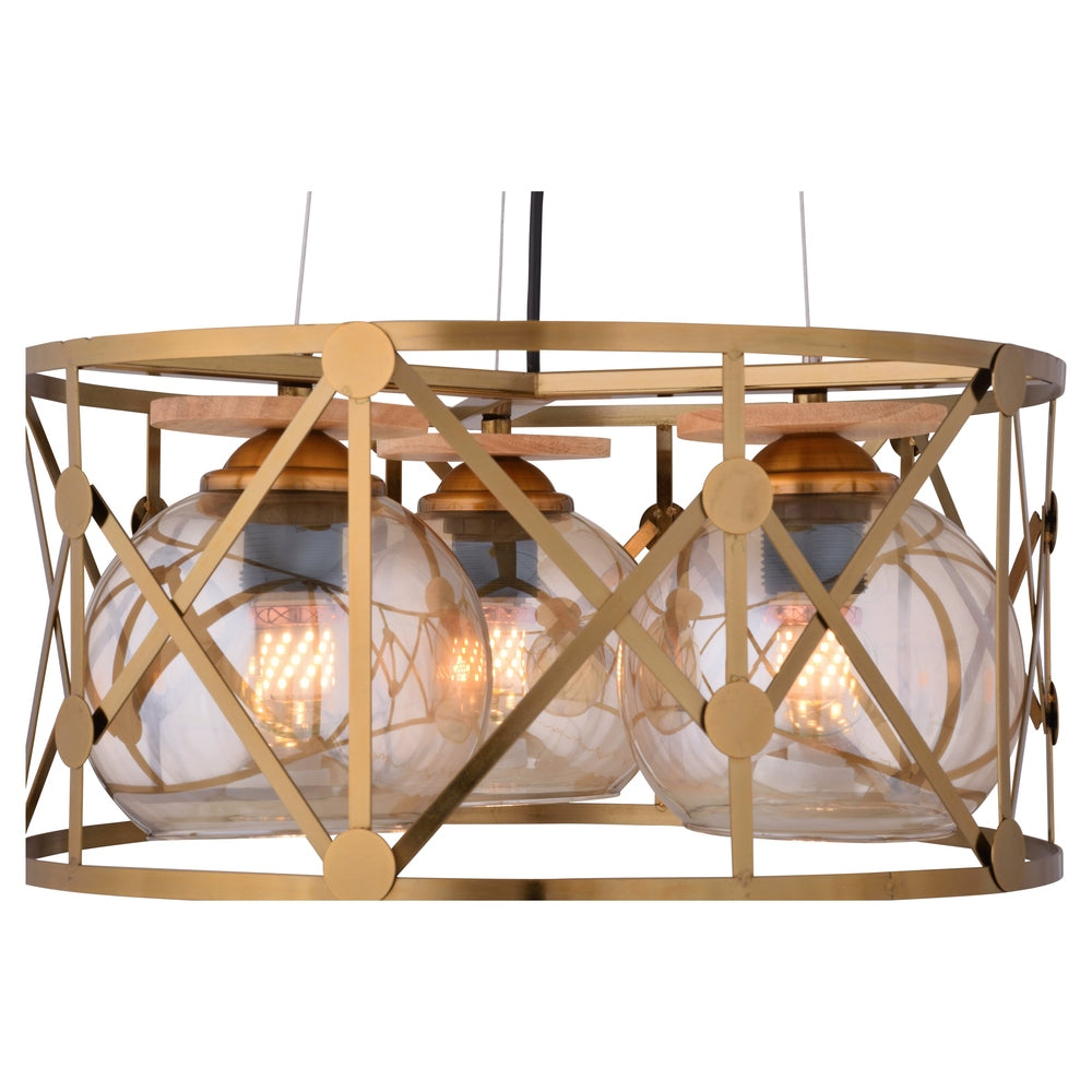 Criss Cross Pendant Light