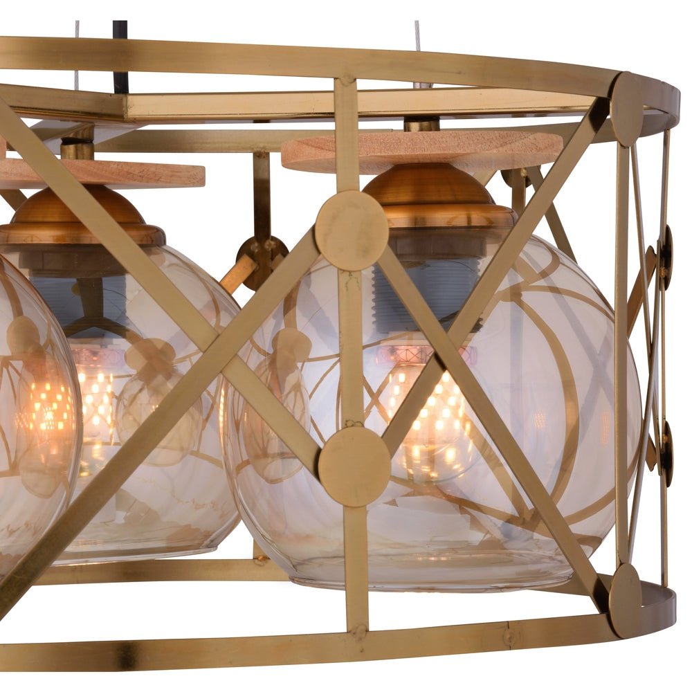 Criss Cross Pendant Light