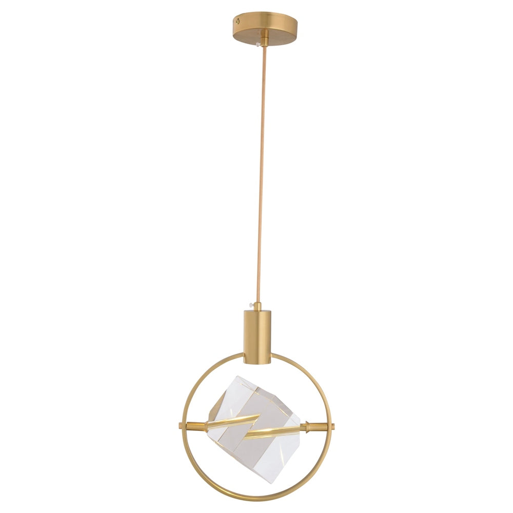 Magicians Cube Crystal Pendant Light