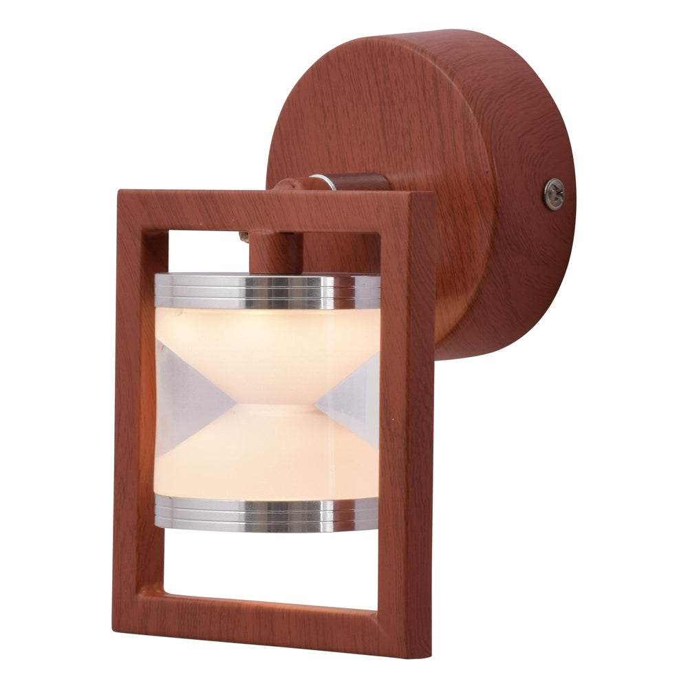 Wood Finish LED Wall Light 5 watts