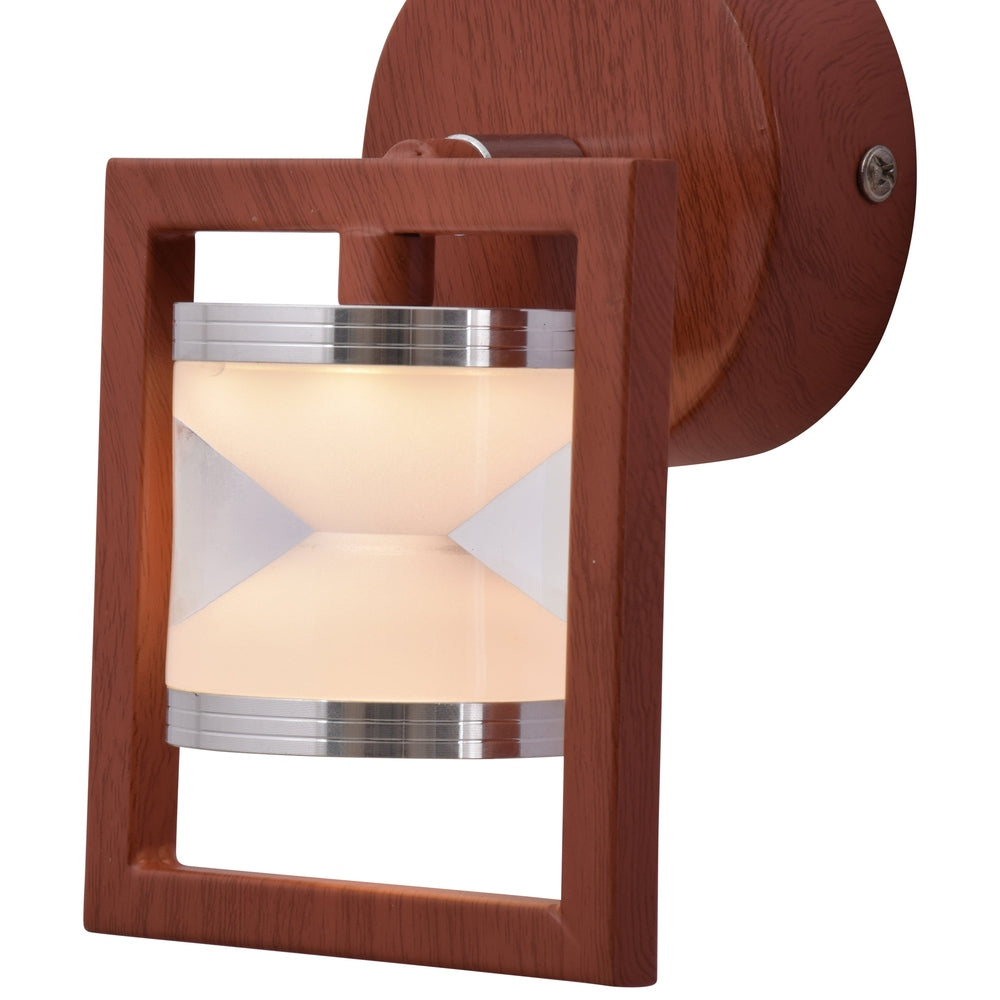 Wood Finish LED Wall Light 5 watts