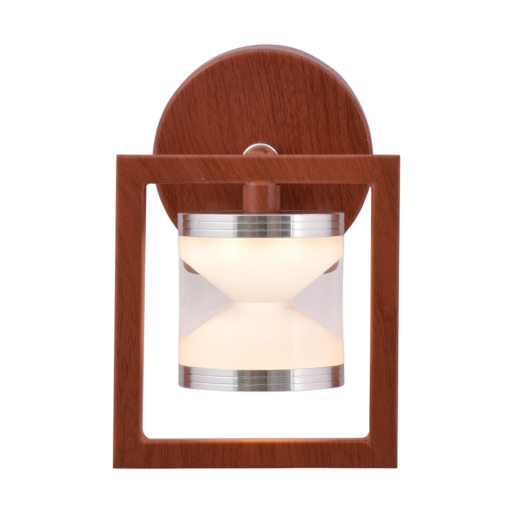 Wood Finish LED Wall Light 5 watts