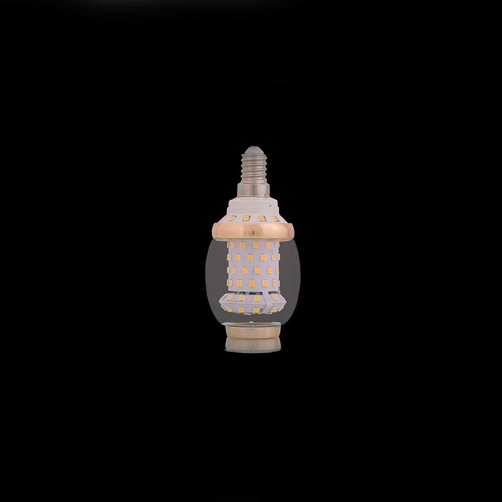 Round LED Bulb 8 Watt Warm White E14