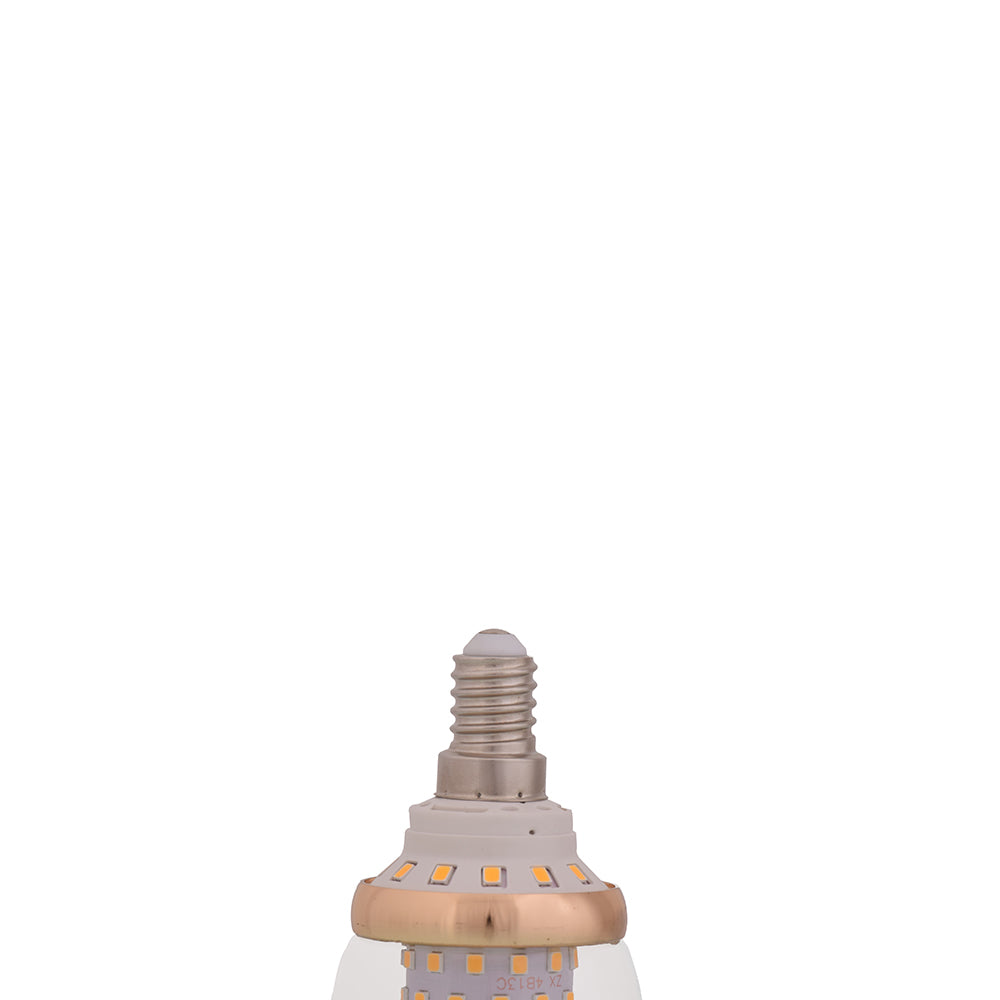 Round LED Bulb 8 Watt Warm White E14