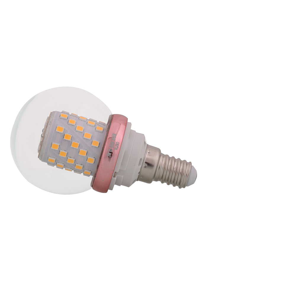 Round Glass LED Bulb 5 Watt Warm White E14
