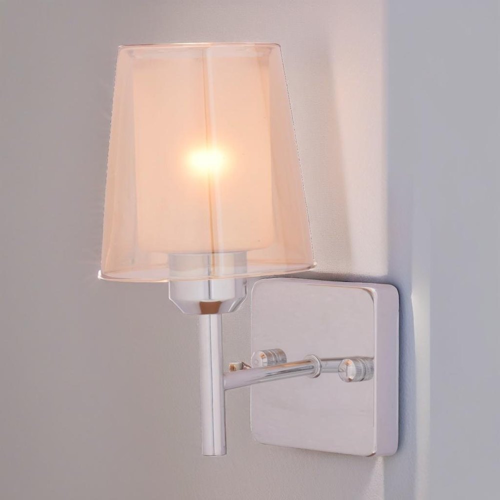 Chrome Glow Wall Light